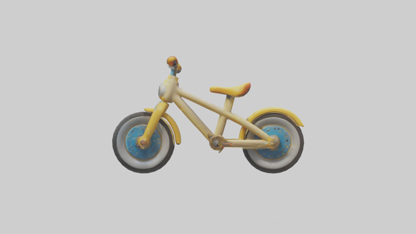 Cartoon Bicycle model 3D model