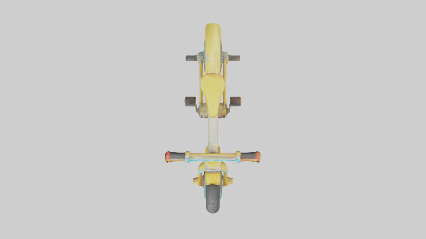 Cartoon Bicycle model 3D model