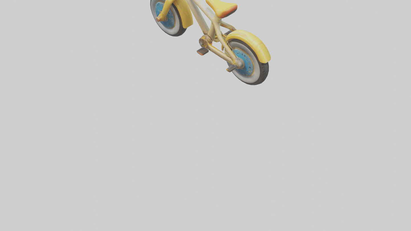 Cartoon Bicycle model 3D model