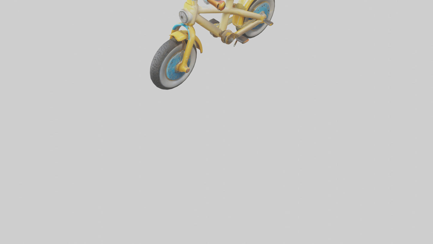 Cartoon Bicycle model 3D model