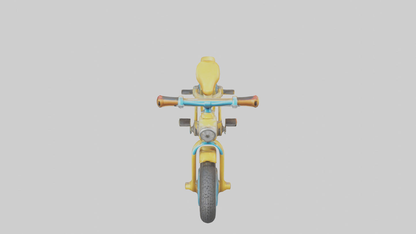 Cartoon Bicycle model 3D model