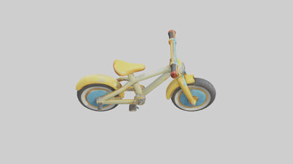 Cartoon Bicycle model 3D model