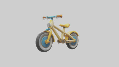 Cartoon Bicycle model 3D model