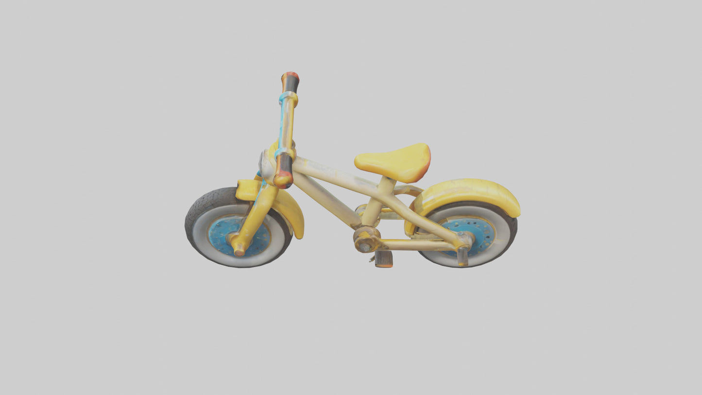 Cartoon Bicycle model 3D model