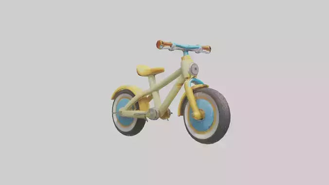 Cartoon Bicycle model 3D model