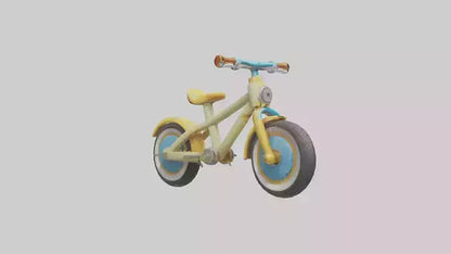 Cartoon Bicycle model 3D model