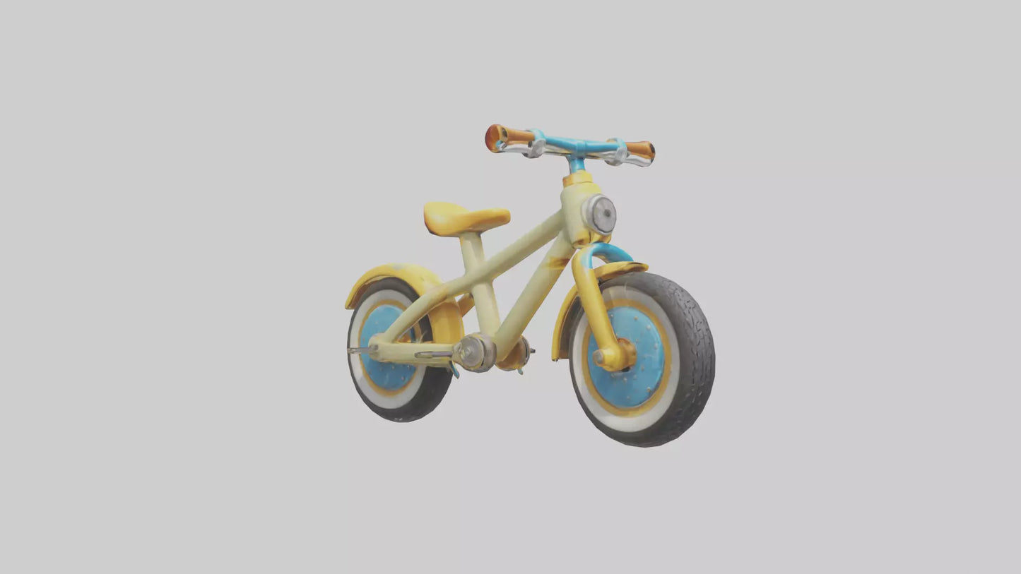 Cartoon Bicycle model 3D model