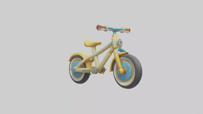 Cartoon Bicycle model 3D model