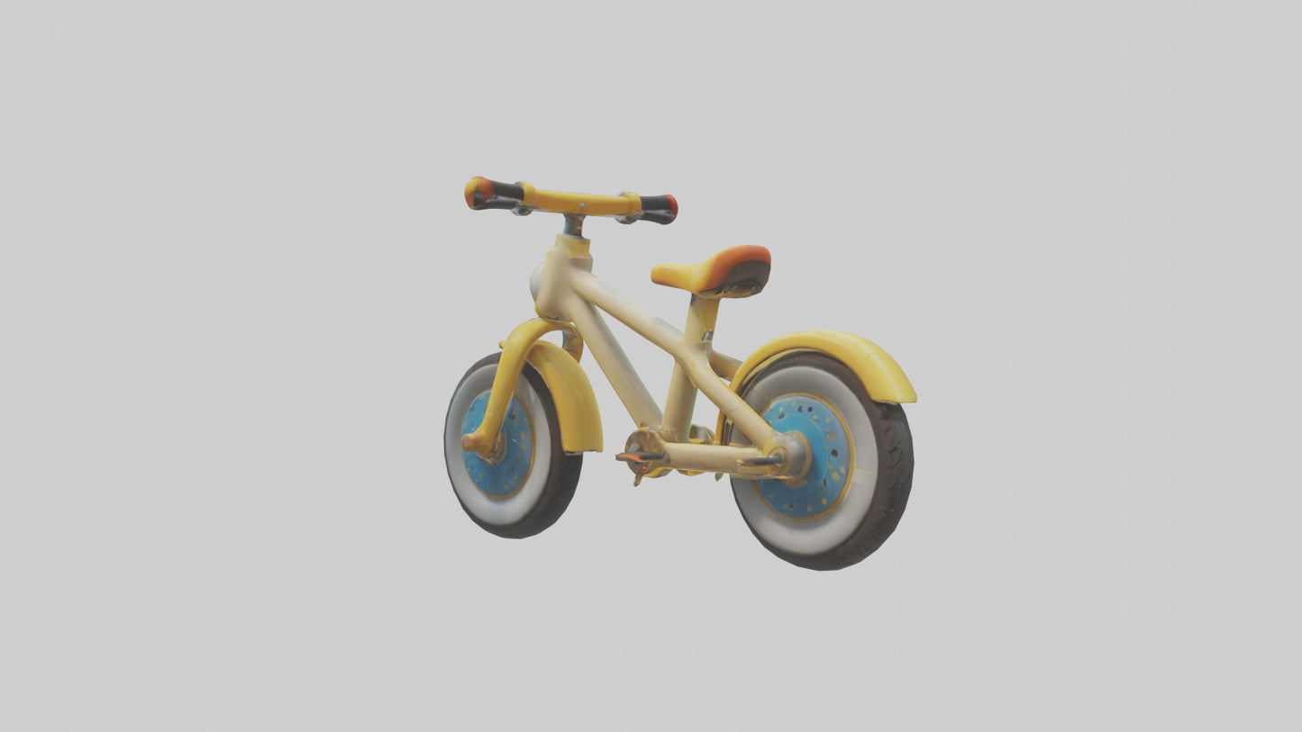 Cartoon Bicycle model 3D model