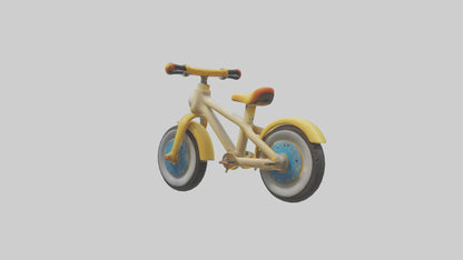 Cartoon Bicycle model 3D model