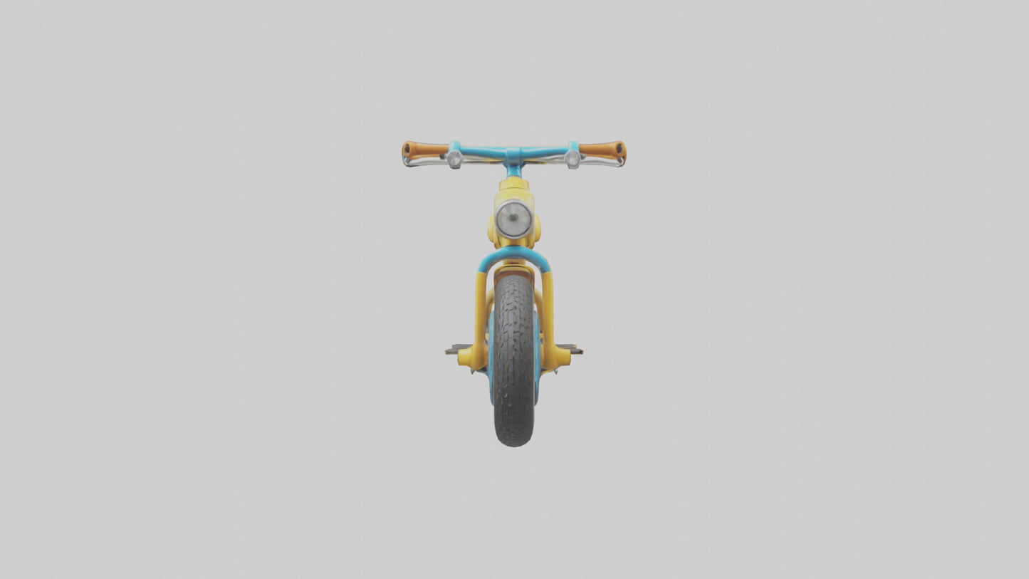 Cartoon Bicycle model 3D model