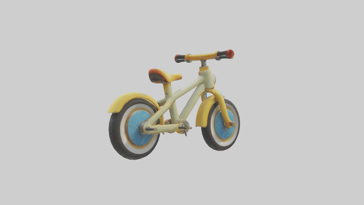 Cartoon Bicycle model 3D model