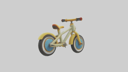 Cartoon Bicycle model 3D model