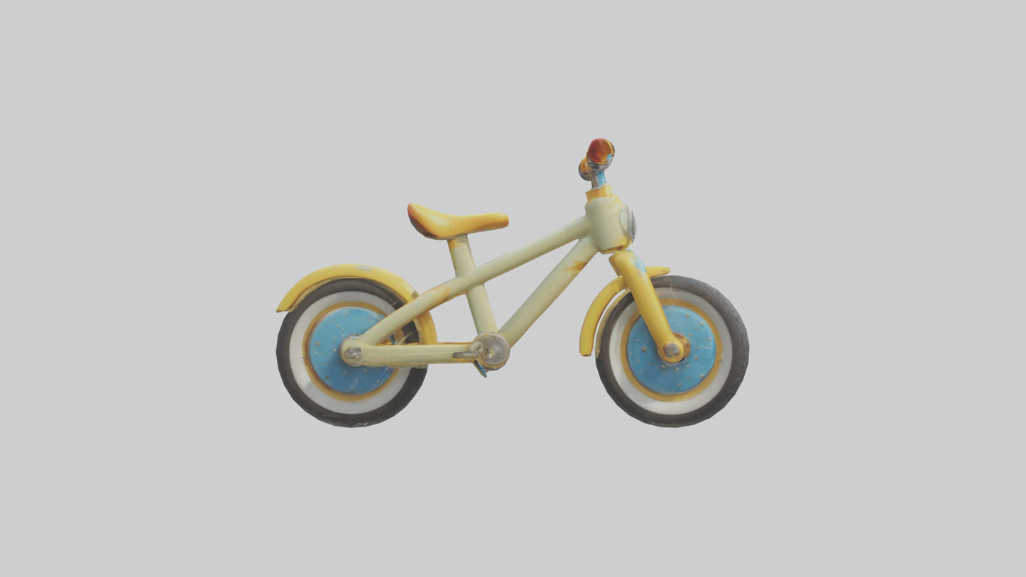 Cartoon Bicycle model 3D model
