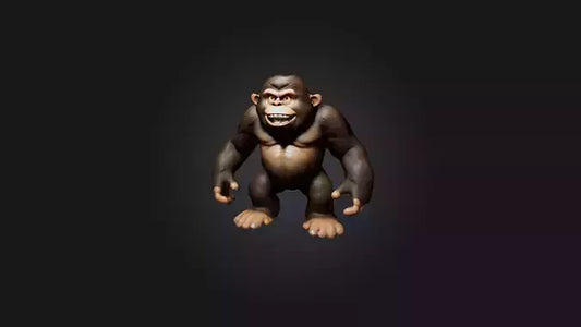 3D model Cartoon Bigfoot VR / AR / low-poly