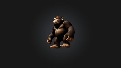 3D model Cartoon Bigfoot VR / AR / low-poly