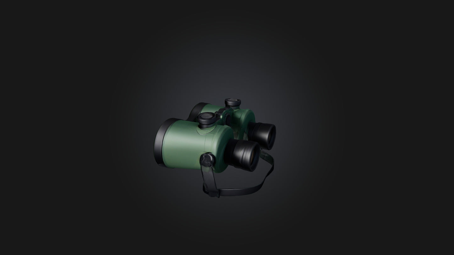 Cartoon Binoculars 3D model