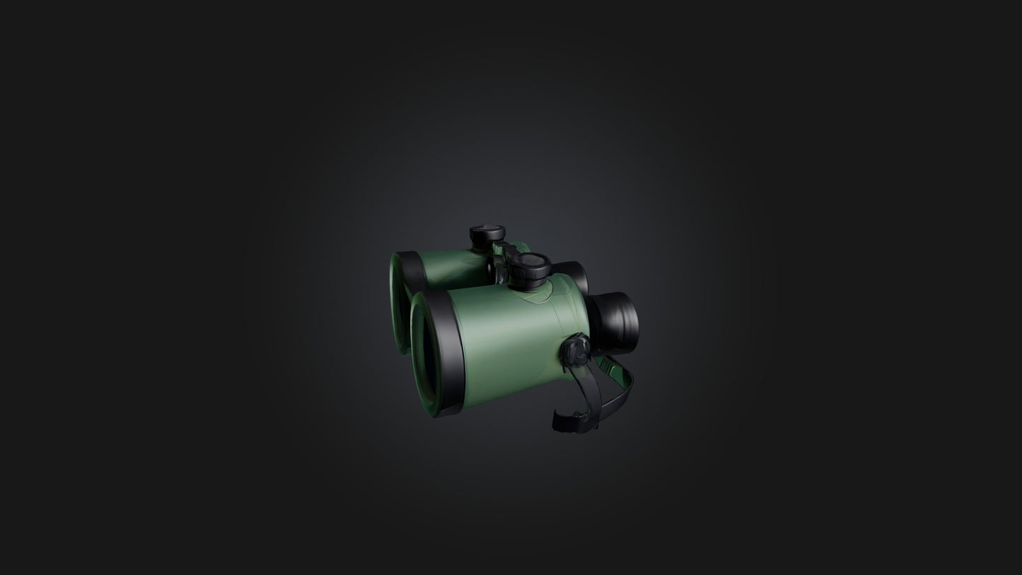 Cartoon Binoculars 3D model