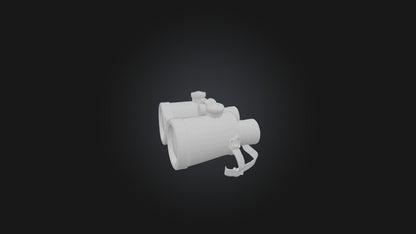 Cartoon Binoculars 3D model