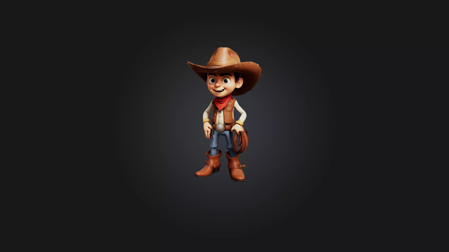 Cartoon Bird Bath 3D model