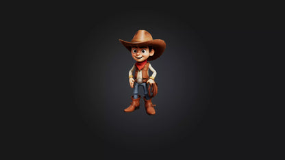 Cartoon Bird Bath 3D model