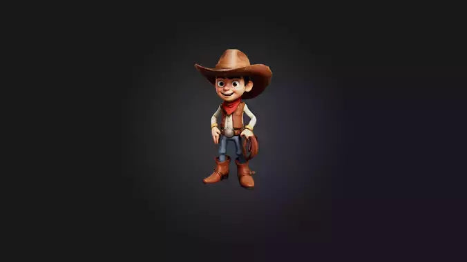 Cartoon Bird Bath 3D model