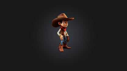 Cartoon Bird Bath 3D model