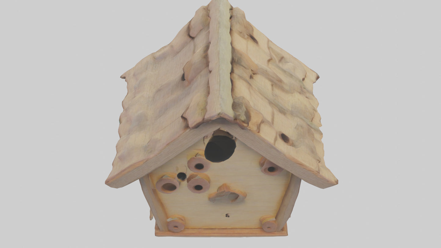Cartoon Bird House model 3D model