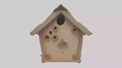 Cartoon Bird House model 3D model