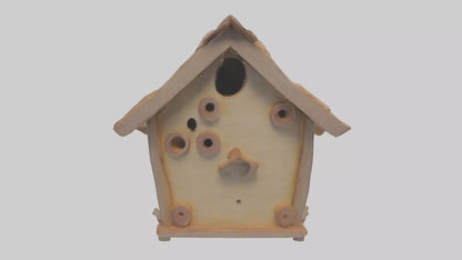 Cartoon Bird House model 3D model