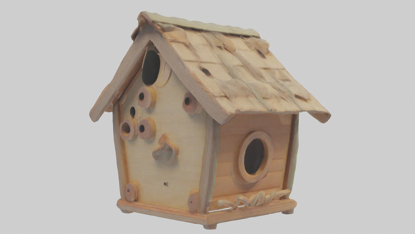 Cartoon Bird House model 3D model
