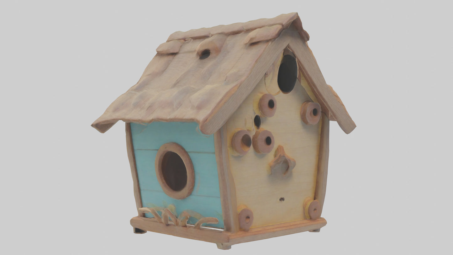 Cartoon Bird House model 3D model