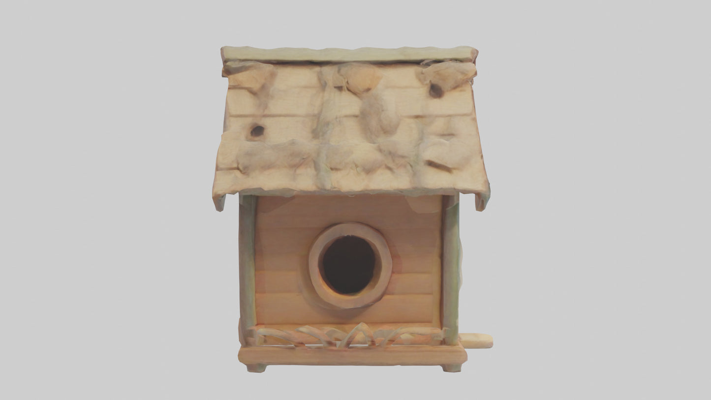 Cartoon Bird House model 3D model