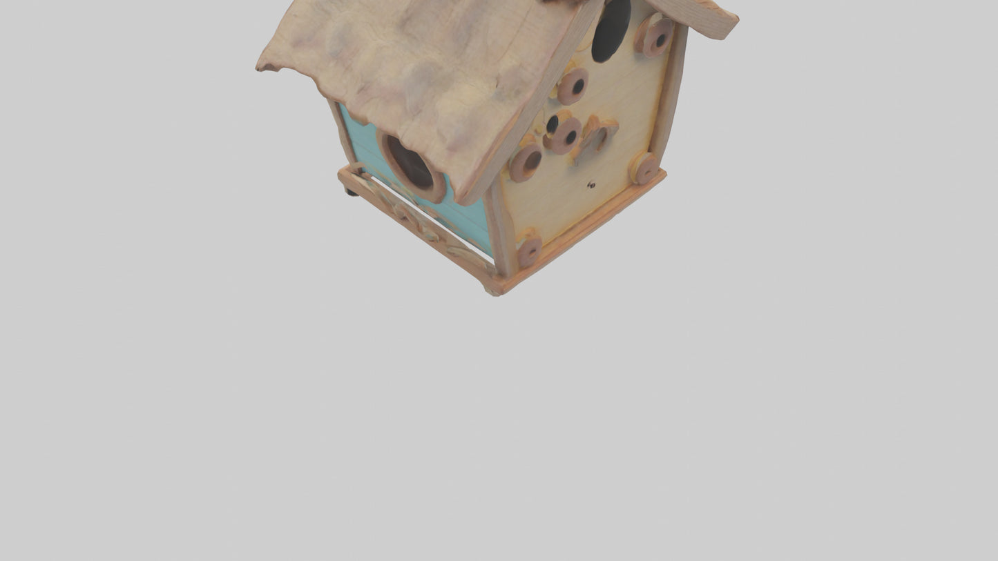 Cartoon Bird House model 3D model