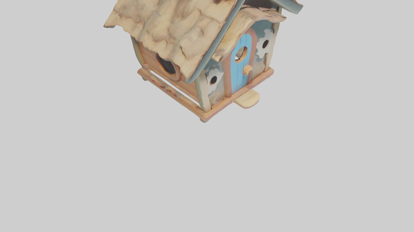 Cartoon Bird House model 3D model