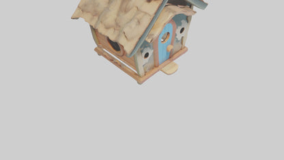 Cartoon Bird House model 3D model