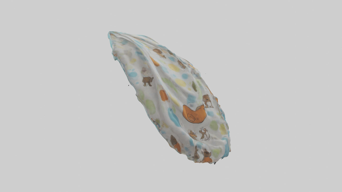 Cartoon Blanket model 3D model