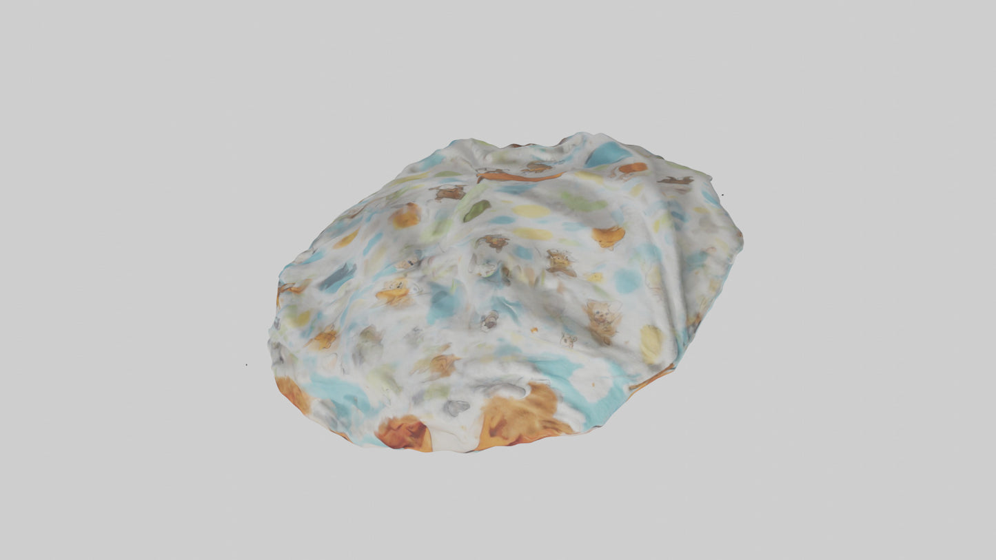 Cartoon Blanket model 3D model