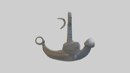 Cartoon Boat Anchor model 3D model