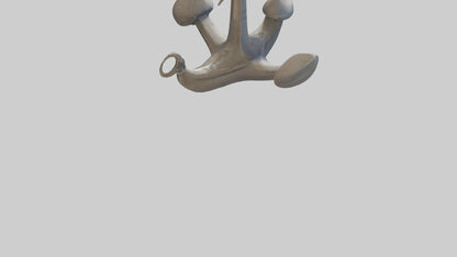 Cartoon Boat Anchor model 3D model