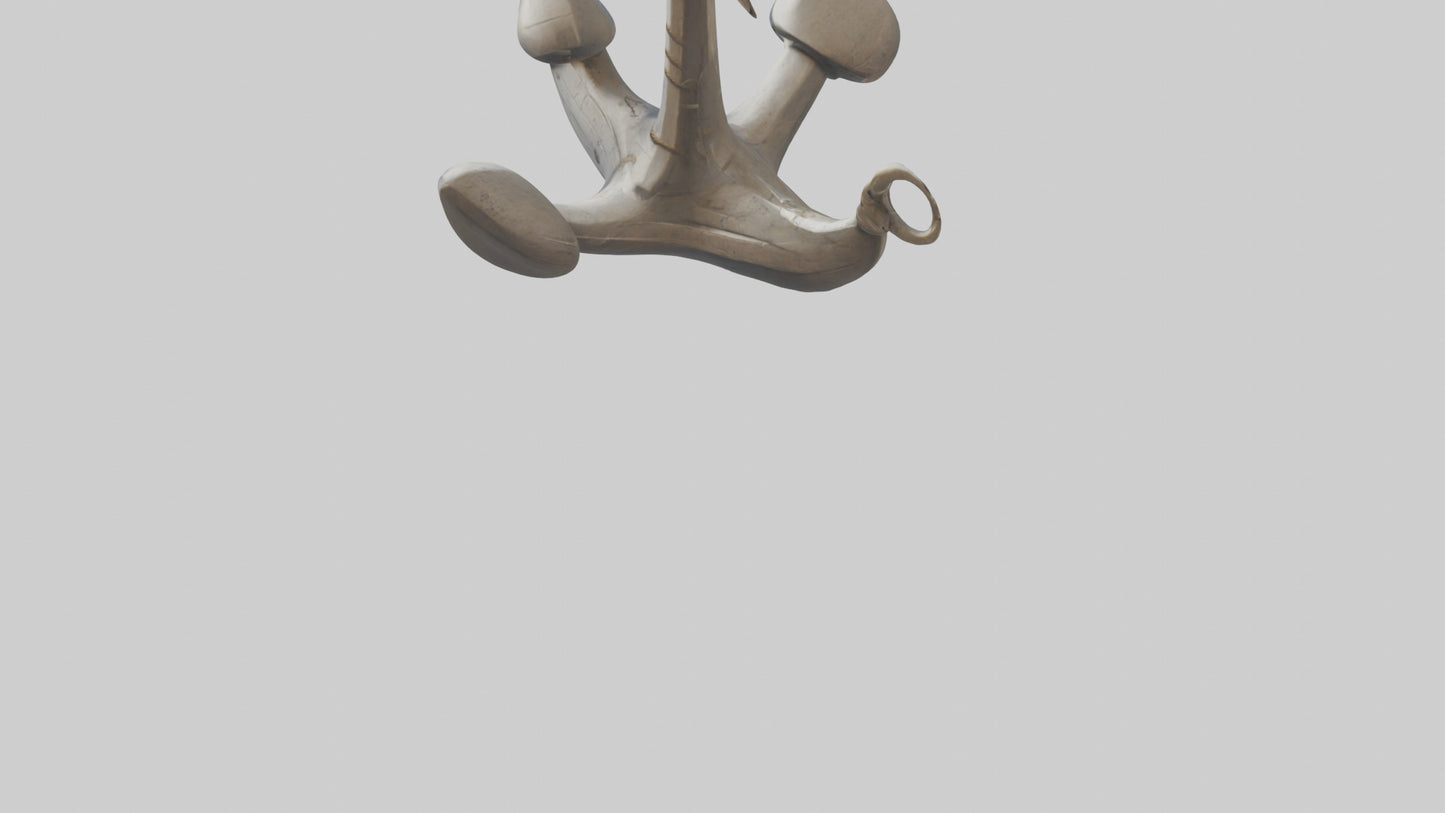 Cartoon Boat Anchor model 3D model