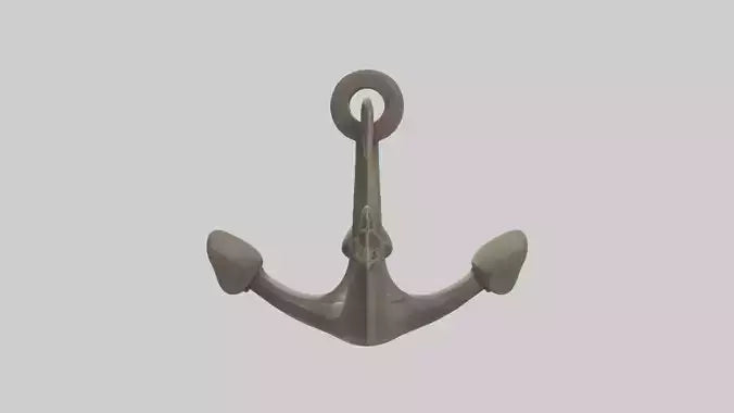 Cartoon Boat Anchor model 3D model