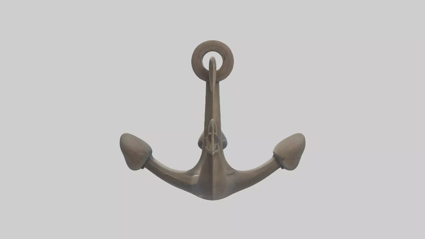 Cartoon Boat Anchor model 3D model