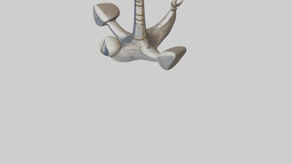 Cartoon Boat Anchor model 3D model