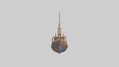 Cartoon Boat model 3D model