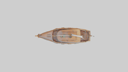 Cartoon Boat model 3D model