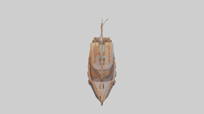 Cartoon Boat model 3D model