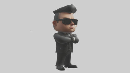 Cartoon Bodyguard model 3D model