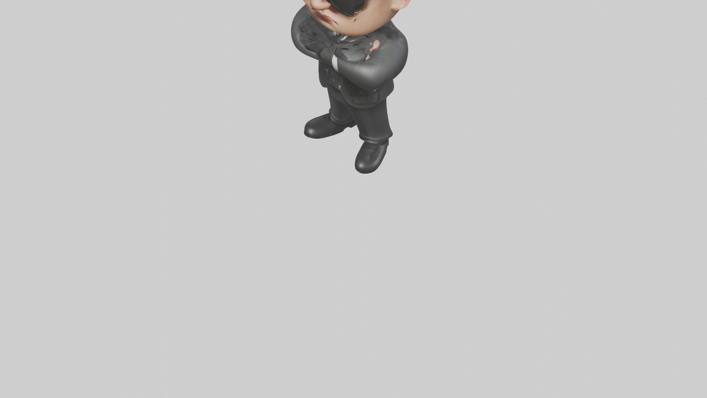 Cartoon Bodyguard model 3D model