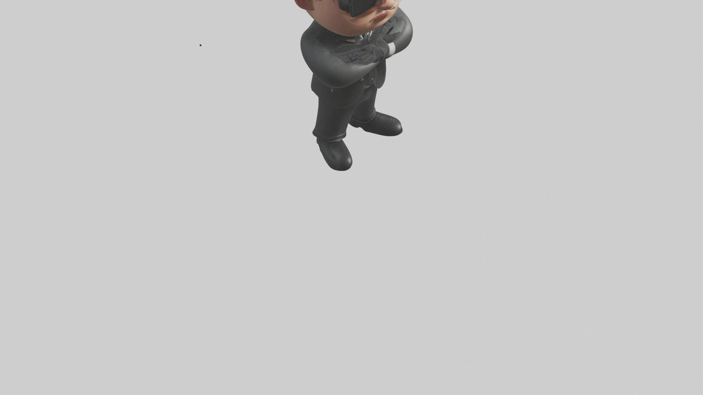 Cartoon Bodyguard model 3D model